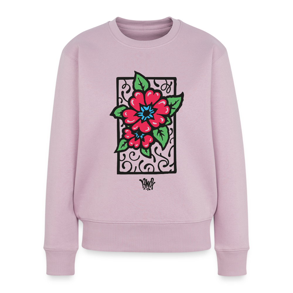 Blume Frauen Premium Pullover - Altrosa