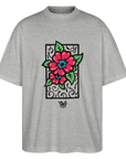 Blume Stanley/Stella Oversized Unisex Bio T-Shirt Blaster - Grau meliert