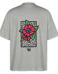 Blume Back Stanley/Stella Oversized Unisex Bio T-Shirt Blaster - Grau meliert