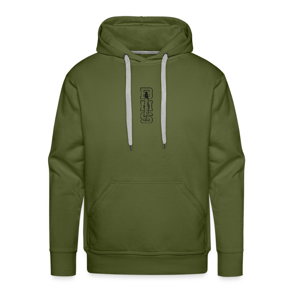 Feder Männer Premium Hoodie - Olivgrün