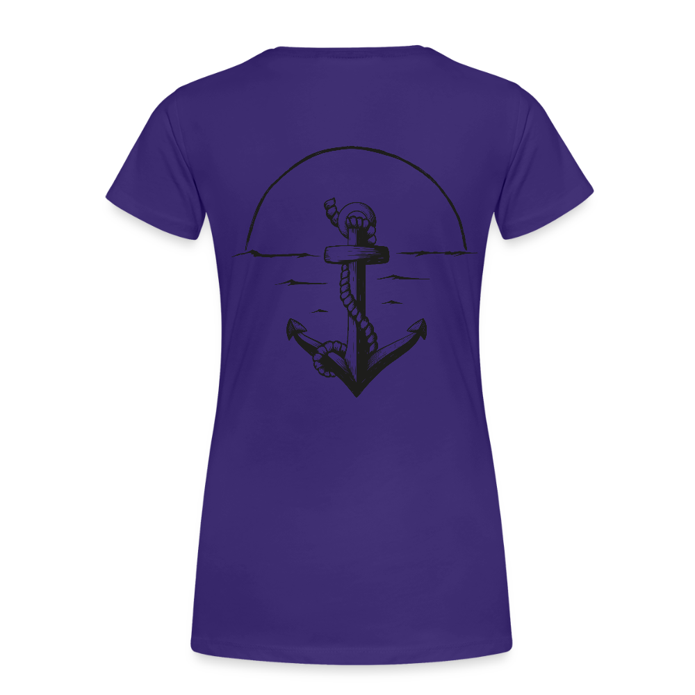 Anker Frauen Premium T-Shirt - Lila