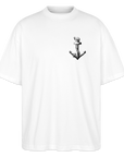 Anker Stanley/Stella Oversized Unisex Bio T-Shirt Blaster - Weiß