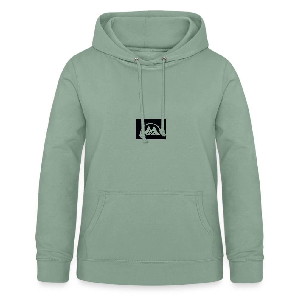 Box Logo Frauen Hoodie - Graugrün