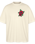 Blume Stanley/Stella Oversized Unisex Bio T-Shirt Blaster - Weißgrau