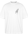 Asia Boot Stanley/Stella Oversized Unisex Bio T-Shirt Blaster - Weiß