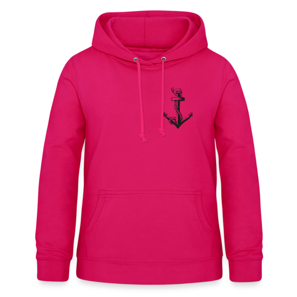 Anker Frauen Hoodie - dunkles Pink