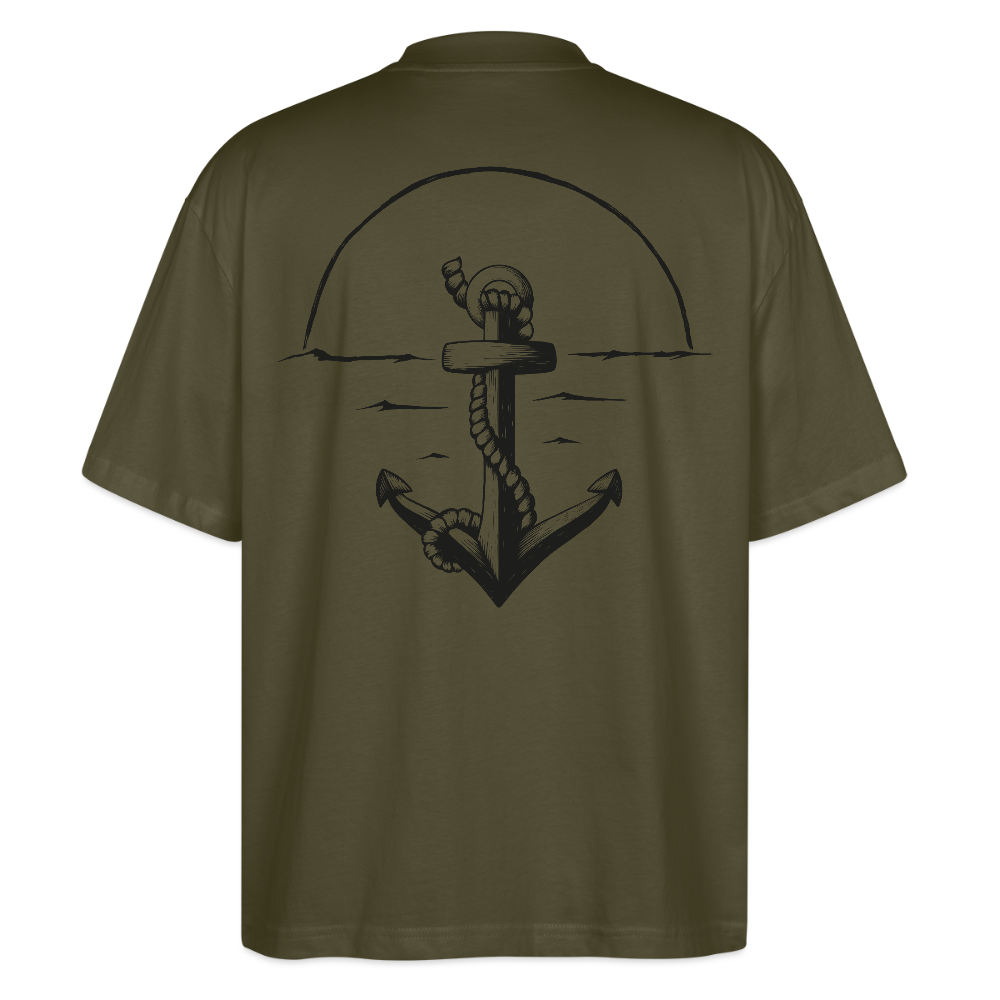 Anker Stanley/Stella Oversized Unisex Bio T-Shirt Blaster - Khaki