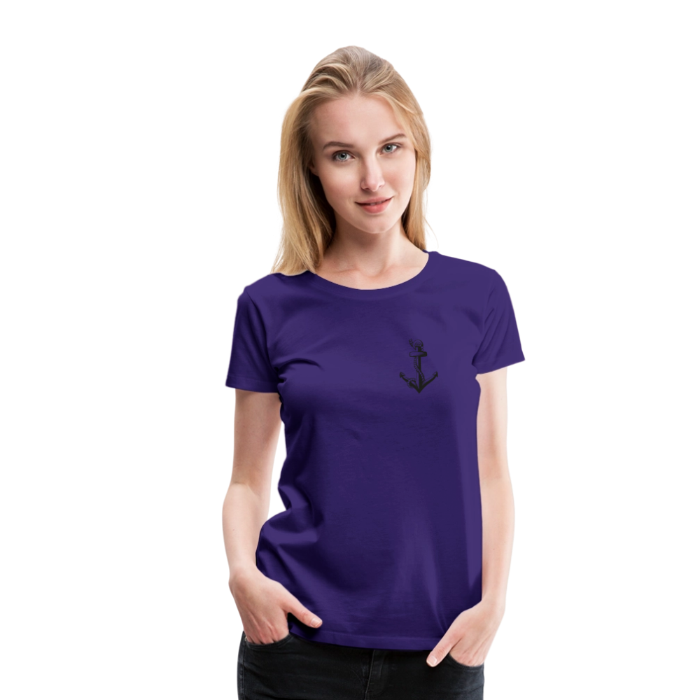 Anker Frauen Premium T-Shirt - Lila