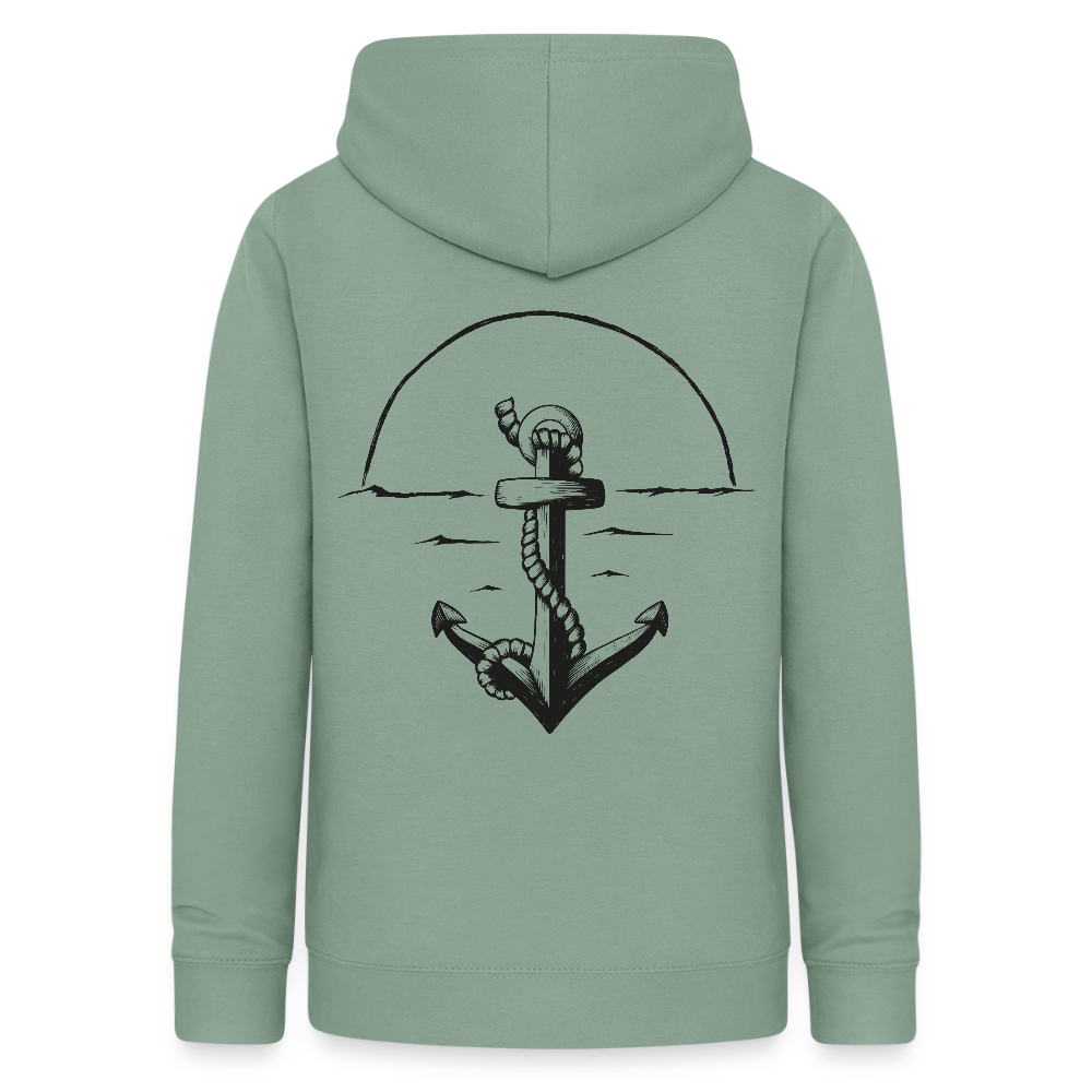 Anker Frauen Hoodie - Graugrün