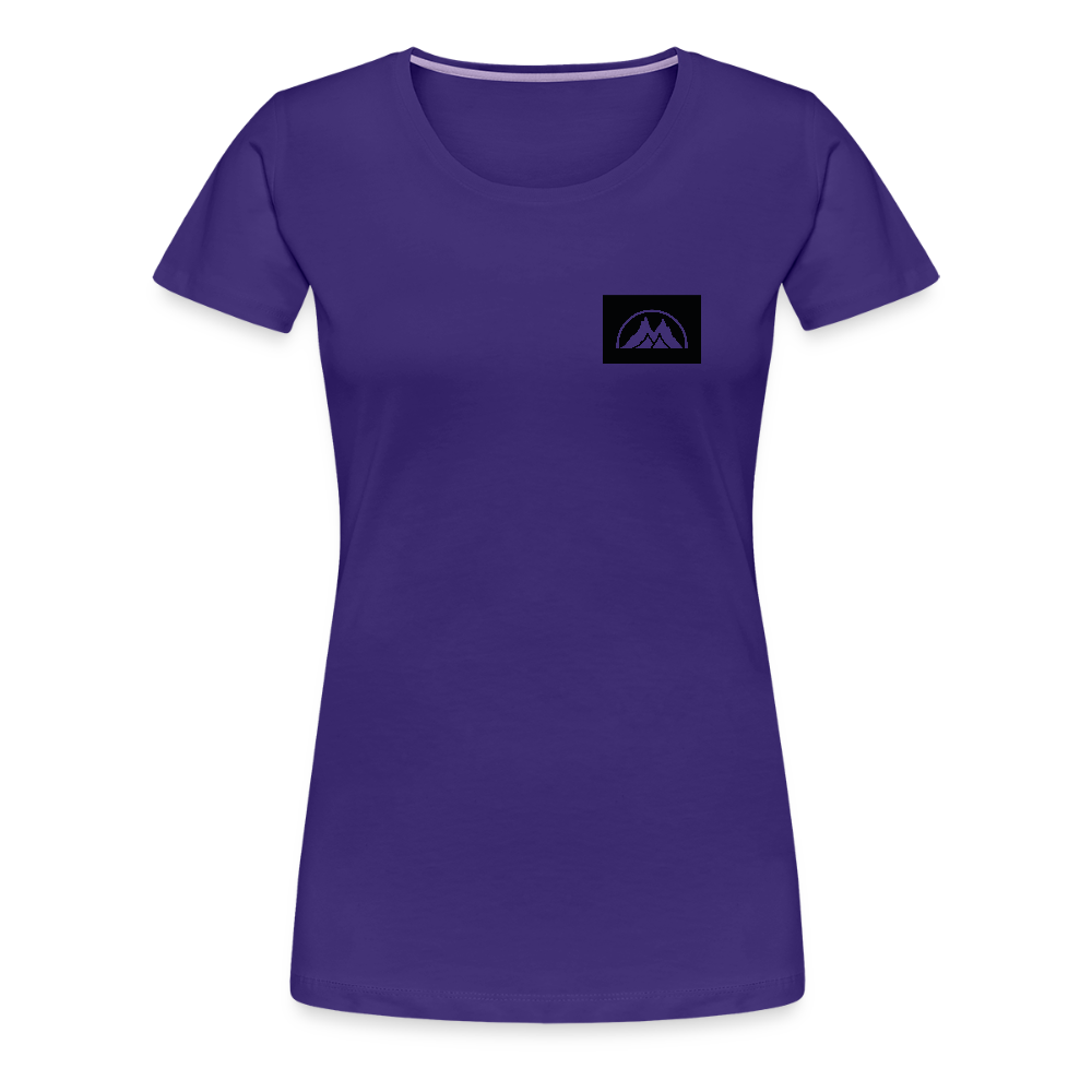 Box Logo Frauen Premium T-Shirt - Lila