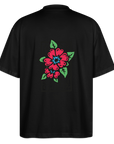 Blume Back Stanley/Stella Oversized Unisex Bio T-Shirt Blaster - Schwarz