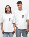 Monogram Stanley/Stella Oversized Unisex Bio T-Shirt Blaster - Weiß