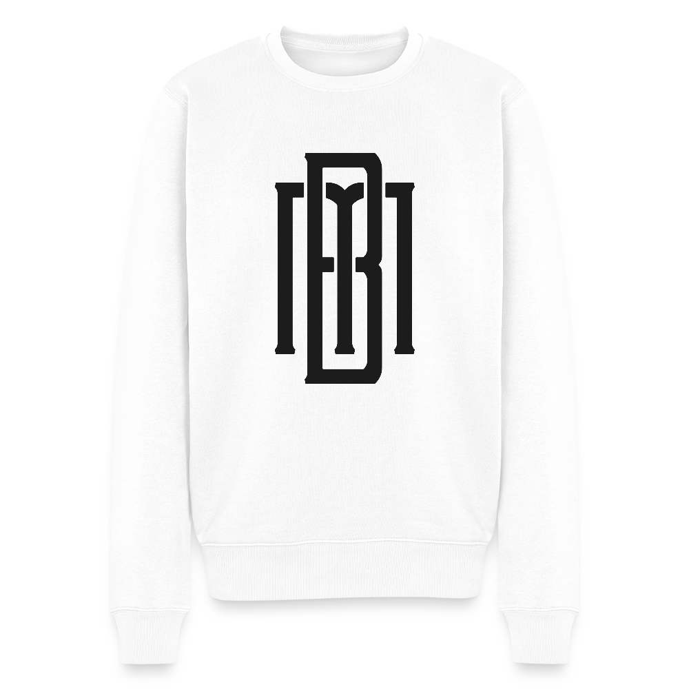 Mono Männer Premium Pullover - Weiß