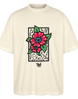 Blume Stanley/Stella Oversized Unisex Bio T-Shirt Blaster - Weißgrau