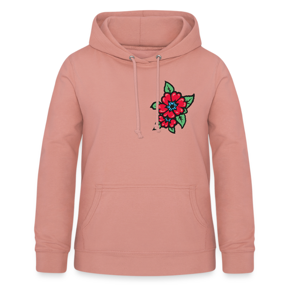 Blume 2 Frauen Hoodie - Altrosa