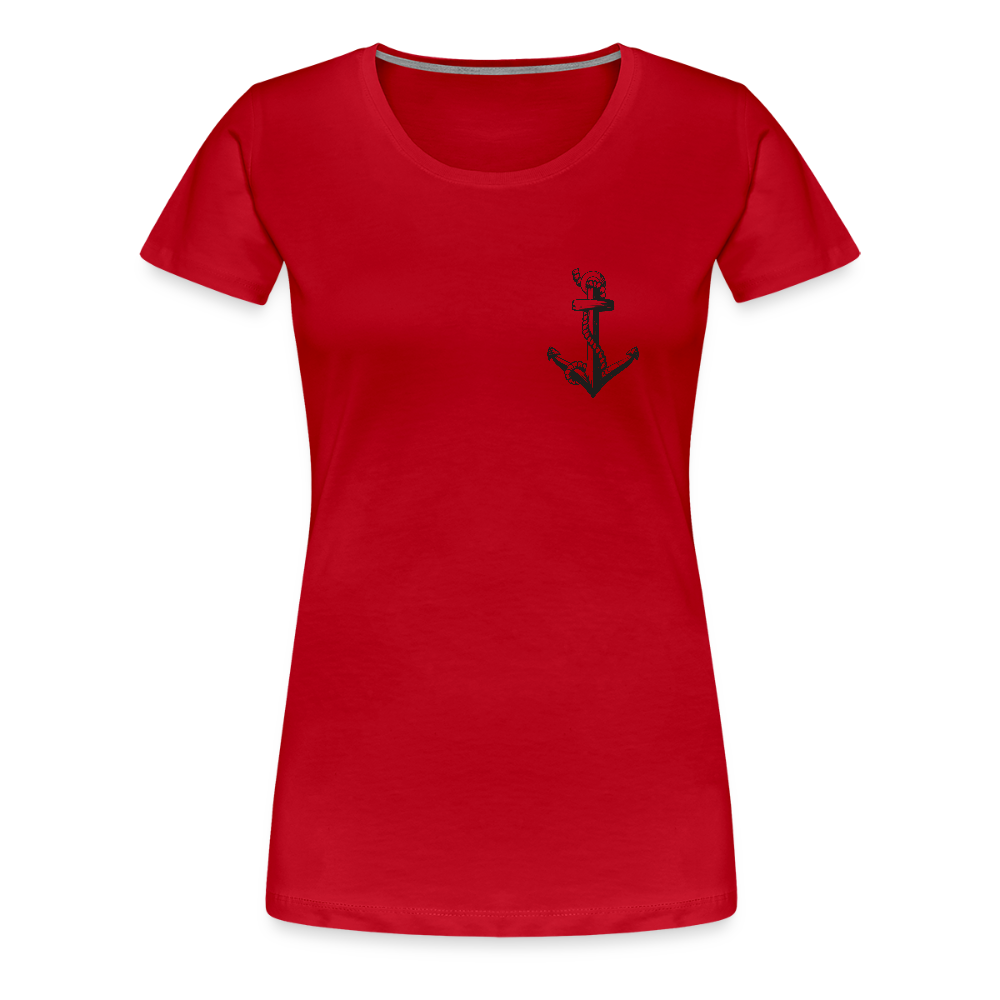 Anker Frauen Premium T-Shirt - Rot
