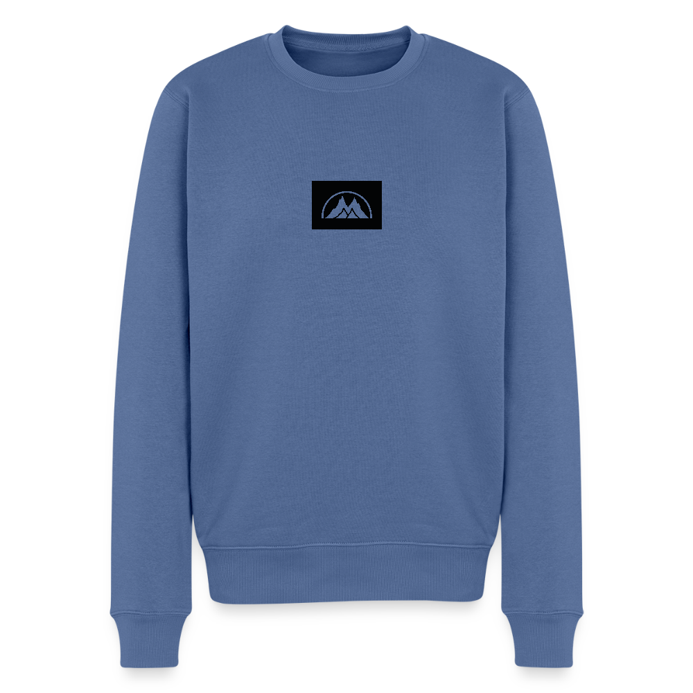 Box Logo Männer Premium Pullover - Taubenblau