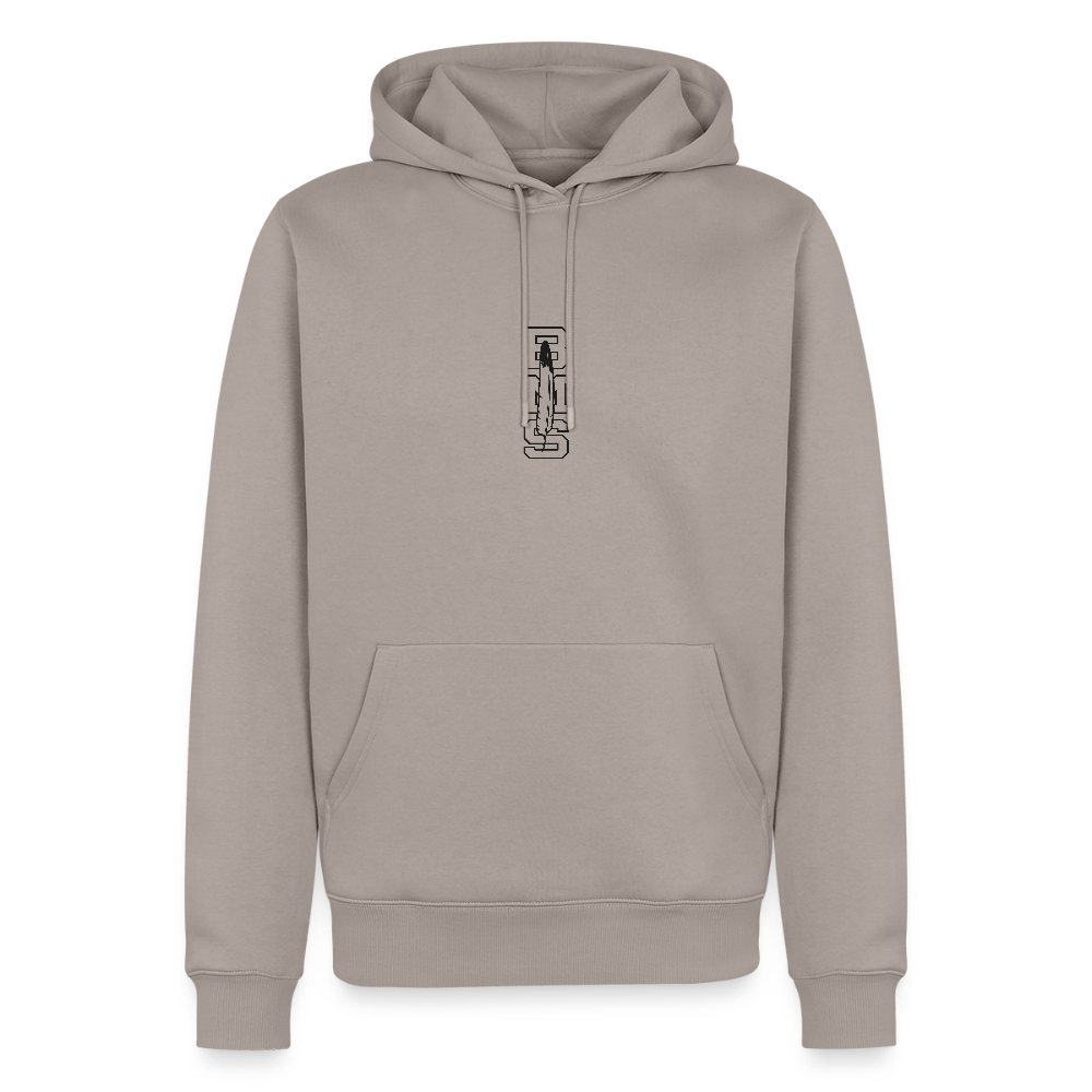 Feder Männer Premium Hoodie - Taupe