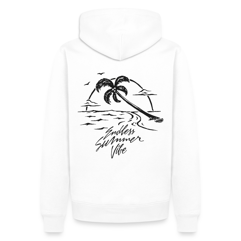 Summer Vibe Männer Premium Hoodie - Weiß