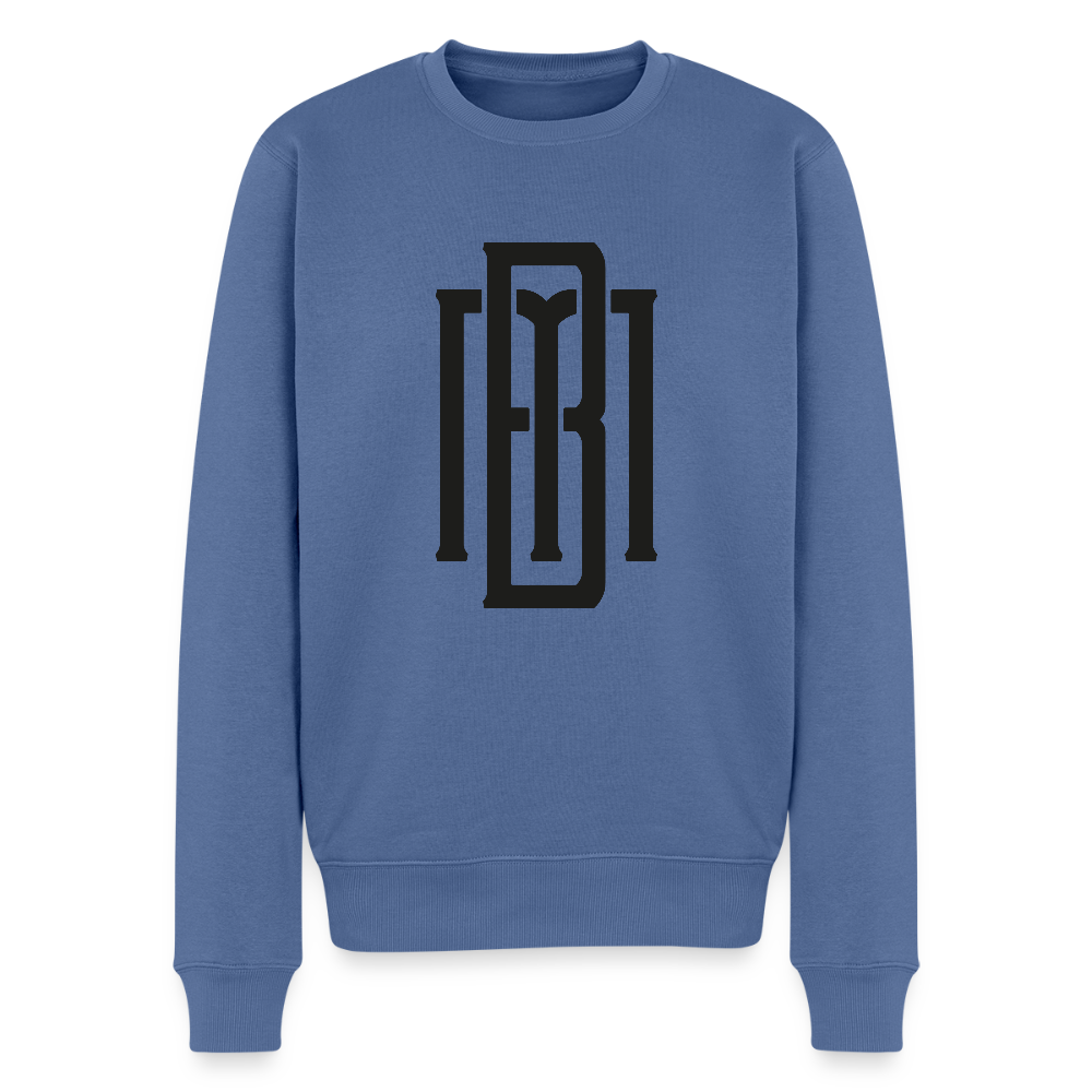 Mono Männer Premium Pullover - Taubenblau