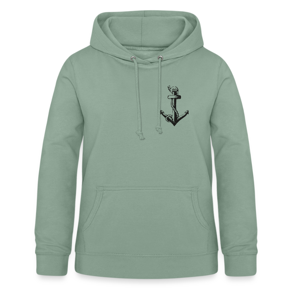 Anker Frauen Hoodie - Graugrün