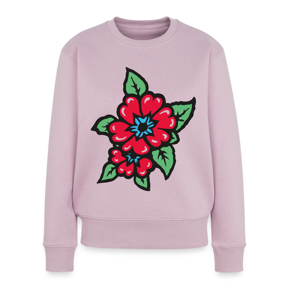 Blume 2 Frauen Premium Pullover - Altrosa