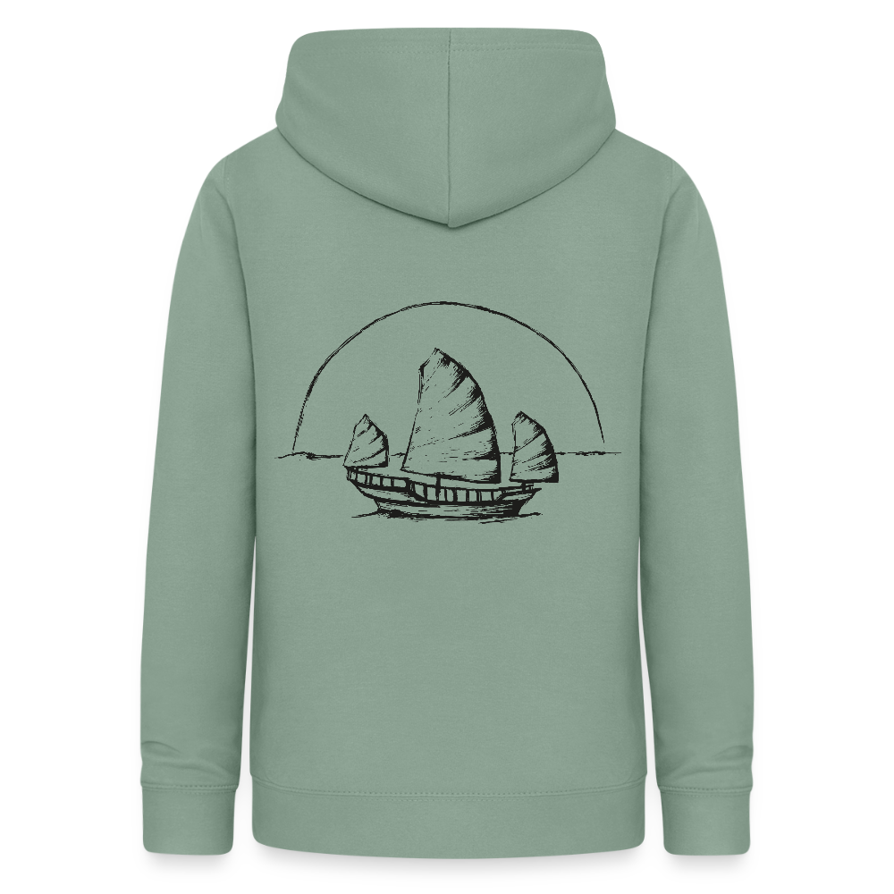 Asia Boot Frauen Hoodie - Graugrün