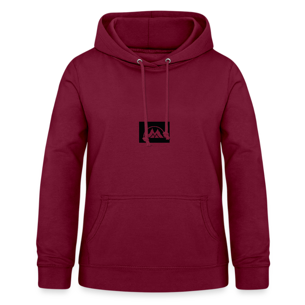 Box Logo Frauen Hoodie - Bordeaux
