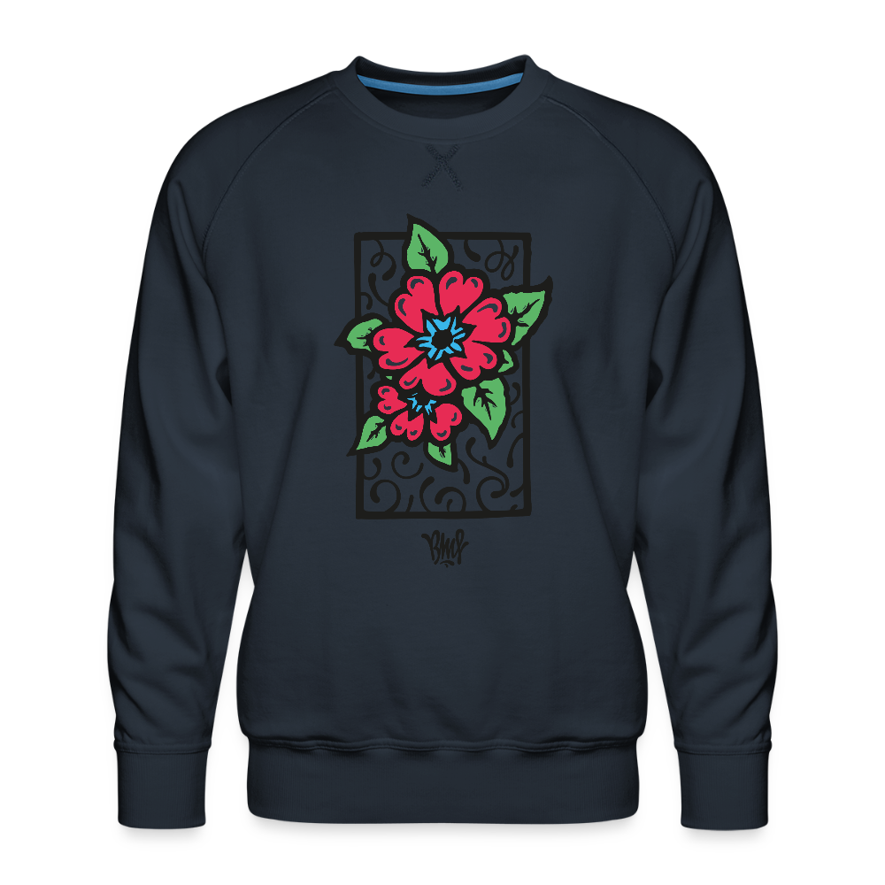 Blume Männer Premium Pullover - Navy