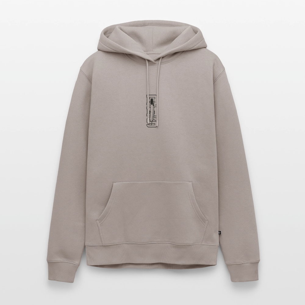 Feder Männer Premium Hoodie - Taupe