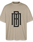 Mono Stanley/Stella Oversized Unisex Bio T-Shirt Blaster - Steingrau