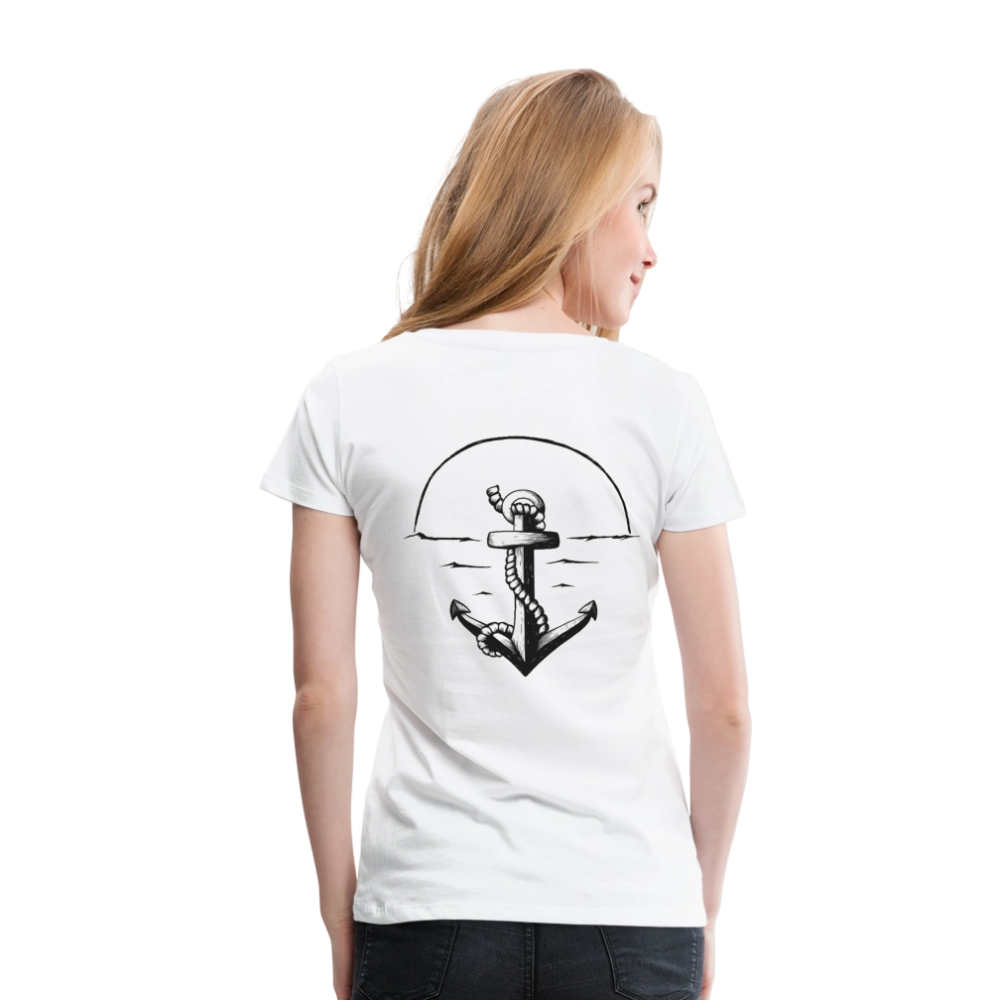 Anker Frauen Premium T-Shirt - Weiß