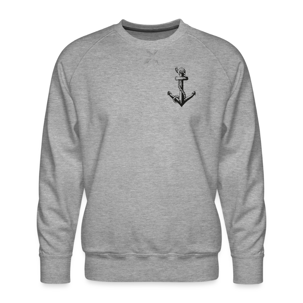 Anker Männer Premium Pullover - Grau meliert