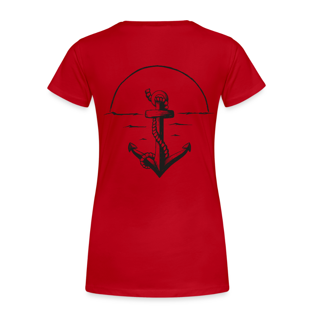 Anker Frauen Premium T-Shirt - Rot