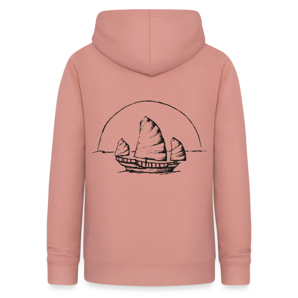 Asia Boot Frauen Hoodie - Altrosa