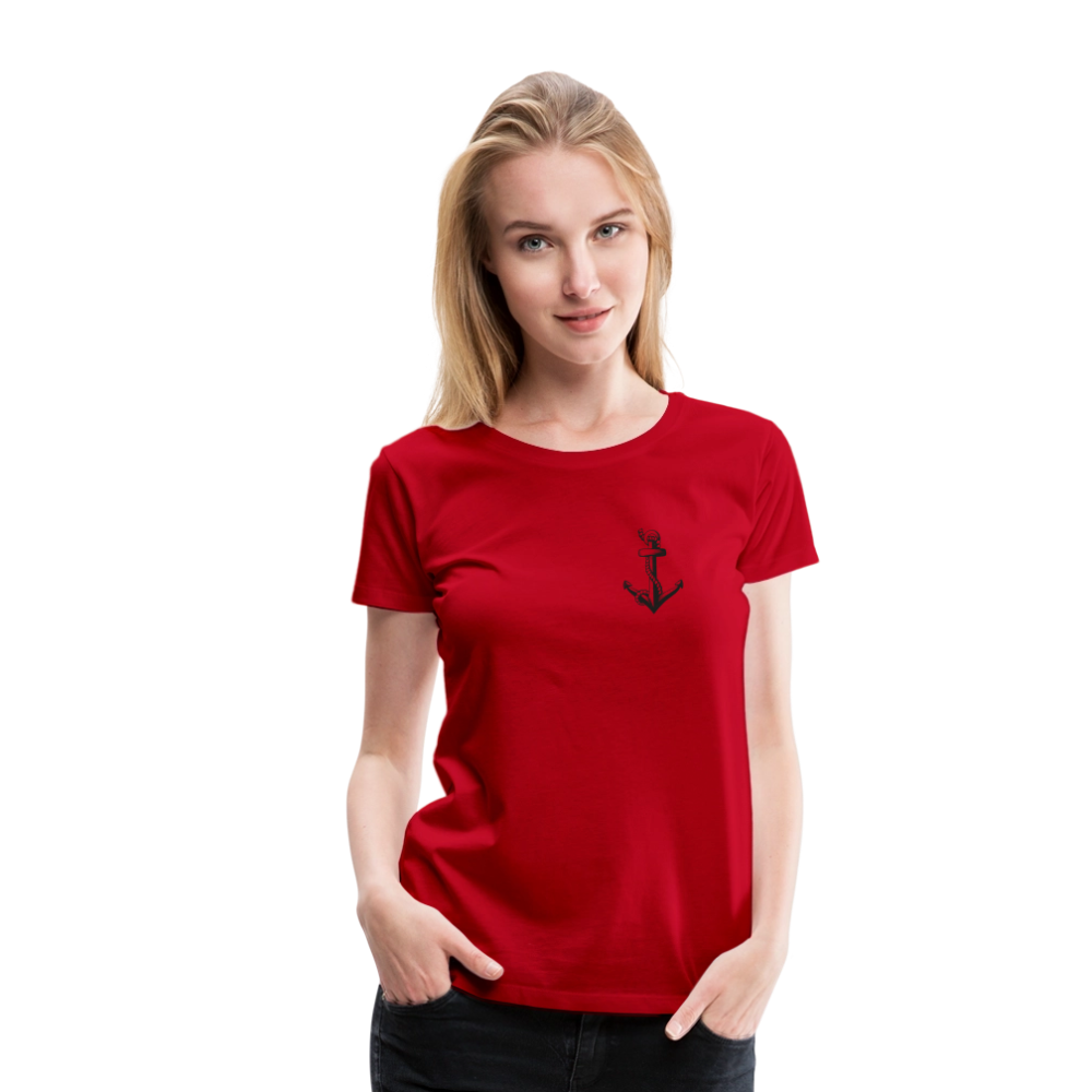 Anker Frauen Premium T-Shirt - Rot