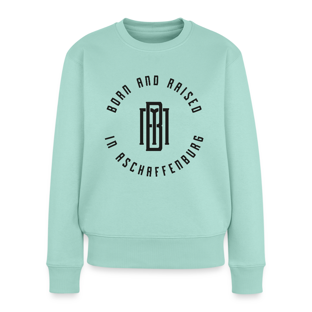 Monogram Frauen Premium Pullover - Mint 