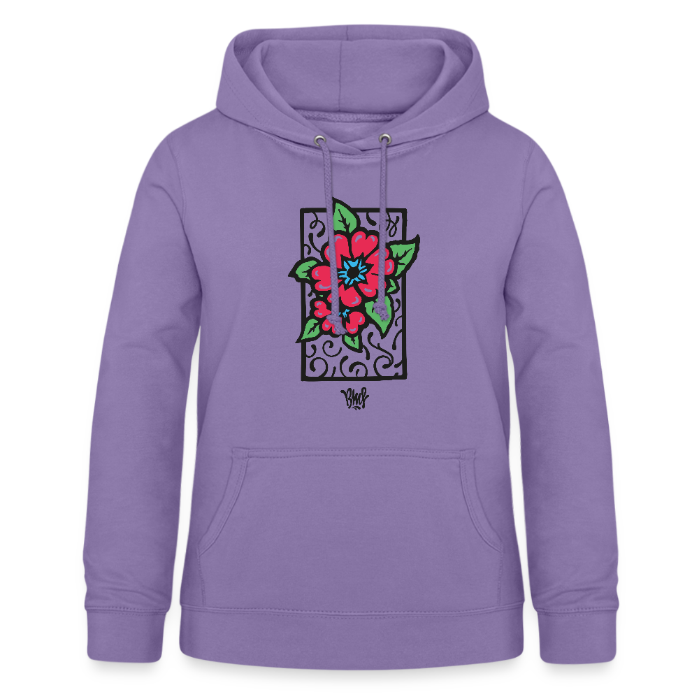Blume Frauen Hoodie - Lavendel