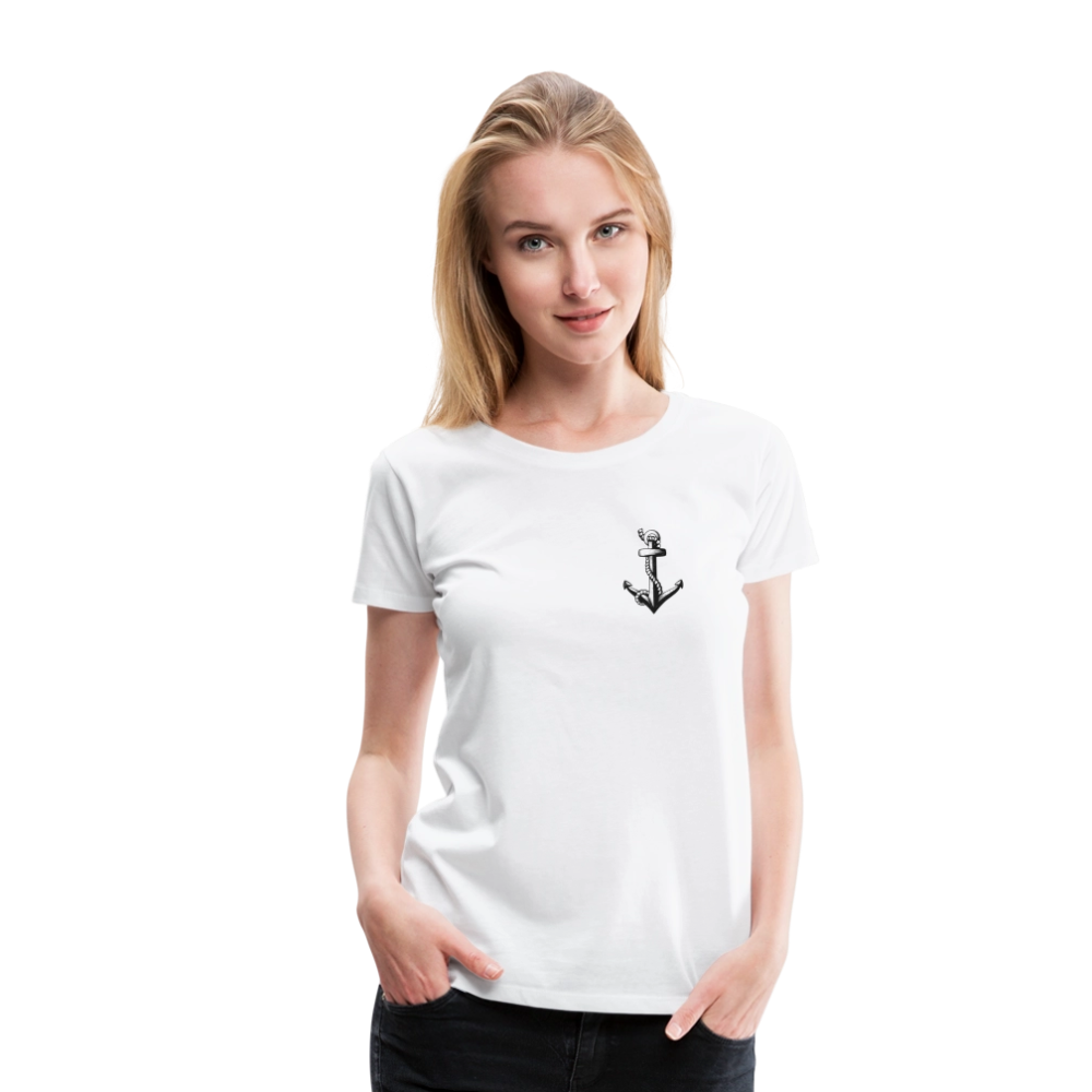 Anker Frauen Premium T-Shirt - Weiß