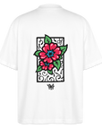 Blume Back Stanley/Stella Oversized Unisex Bio T-Shirt Blaster - Weiß