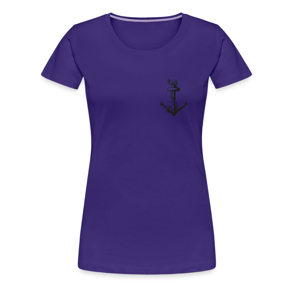 Anker Frauen Premium T-Shirt - Lila
