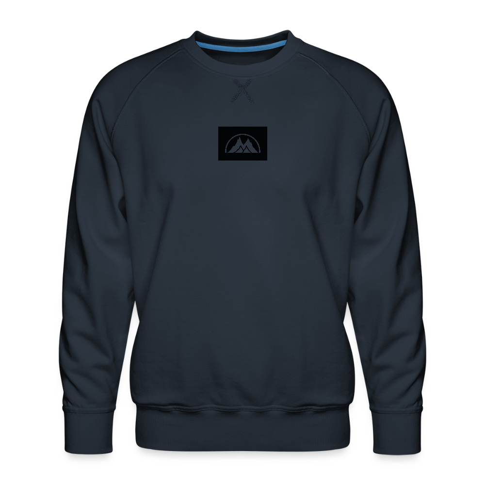 Box Logo Männer Premium Pullover - Navy