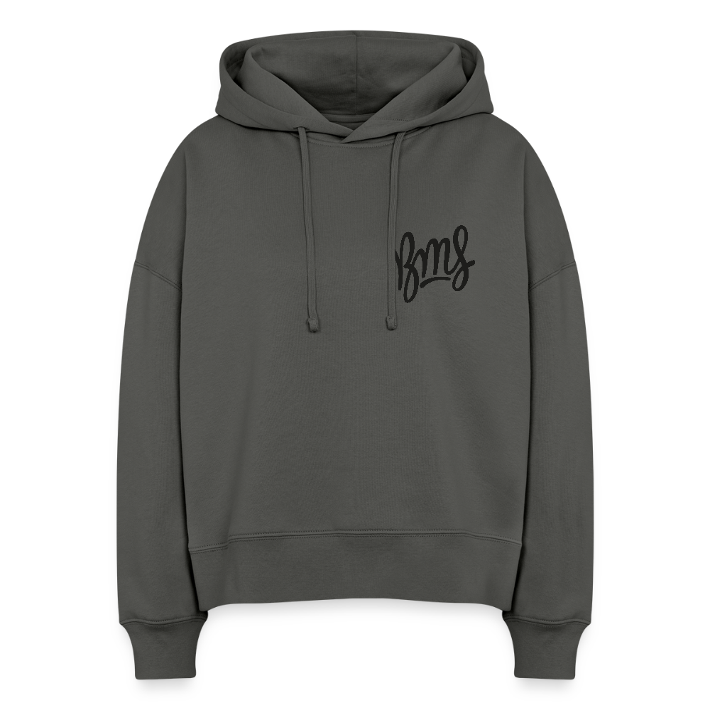 BMS Stanley/Stella Boxy Frauen Bio Hoodie Nora - Anthrazit