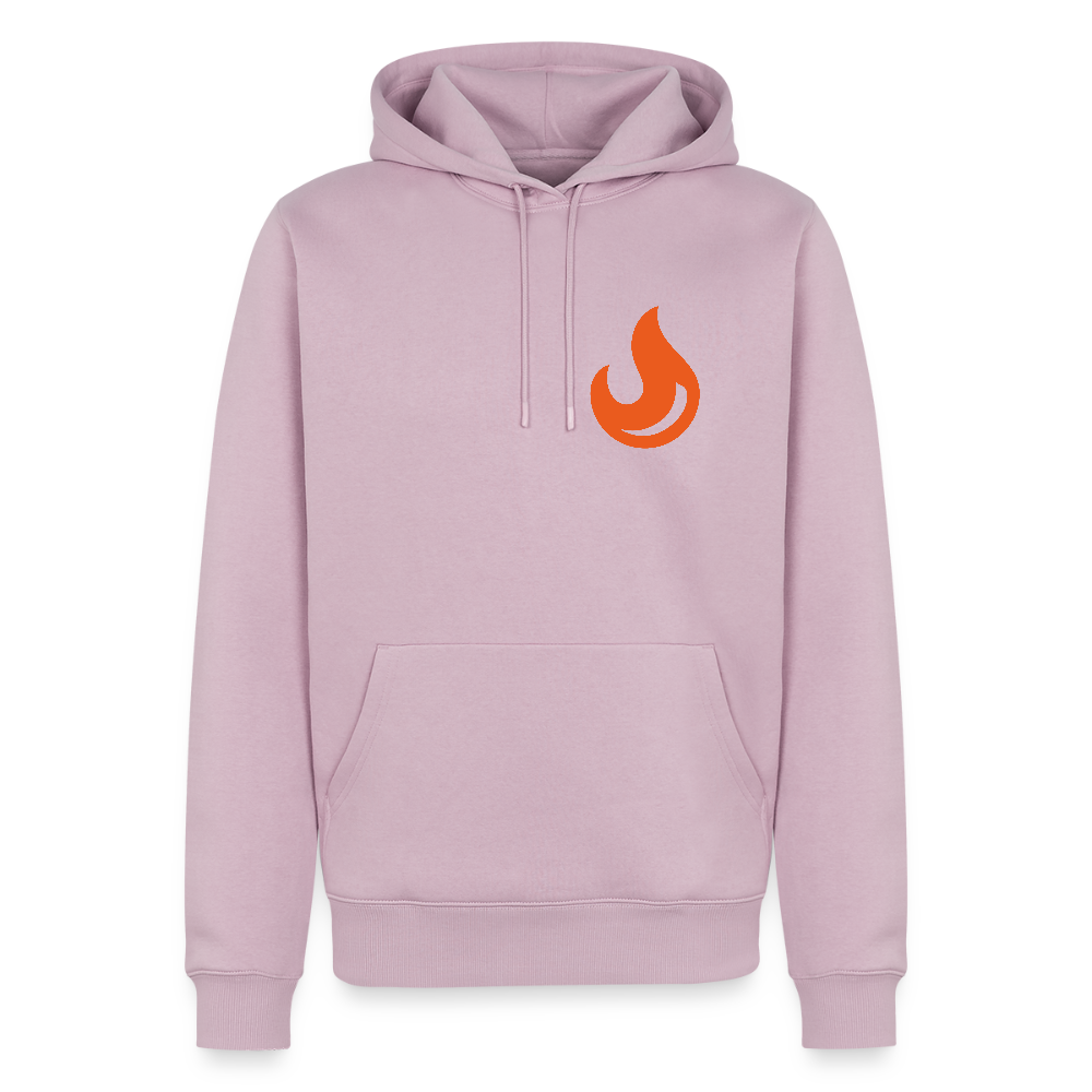 Flamme Männer Premium Hoodie - Altrosa