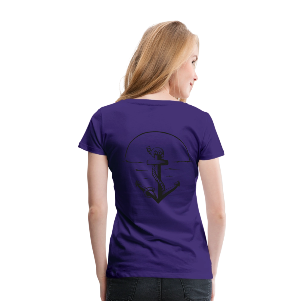 Anker Frauen Premium T-Shirt - Lila