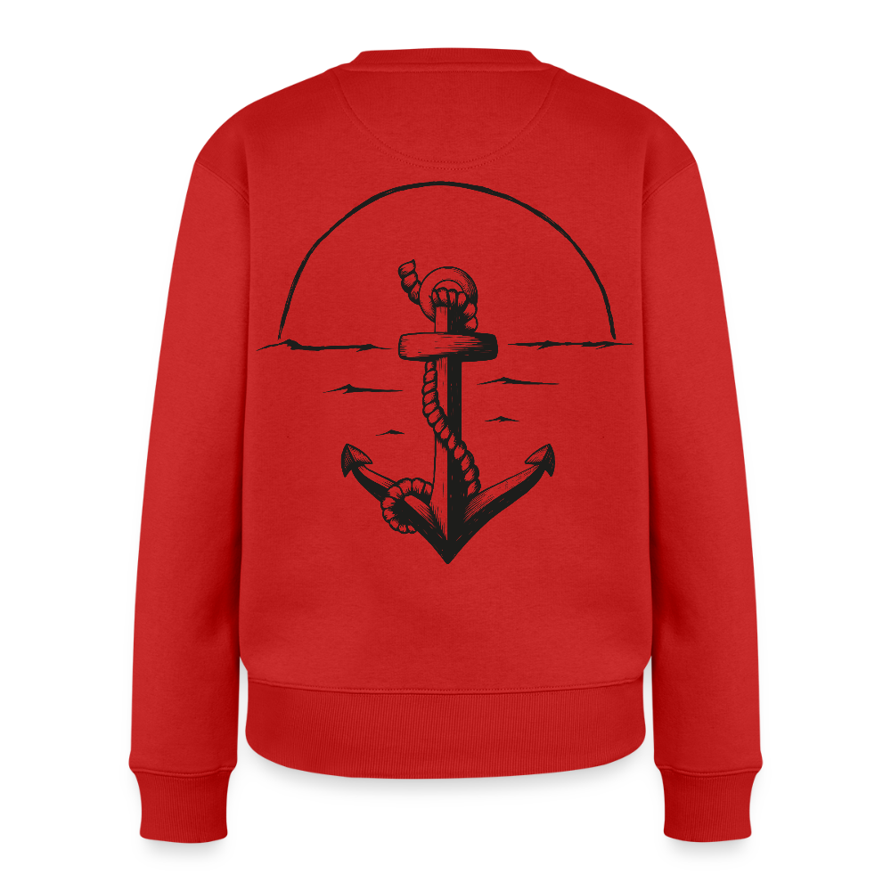Anker Frauen Premium Pullover - Rot