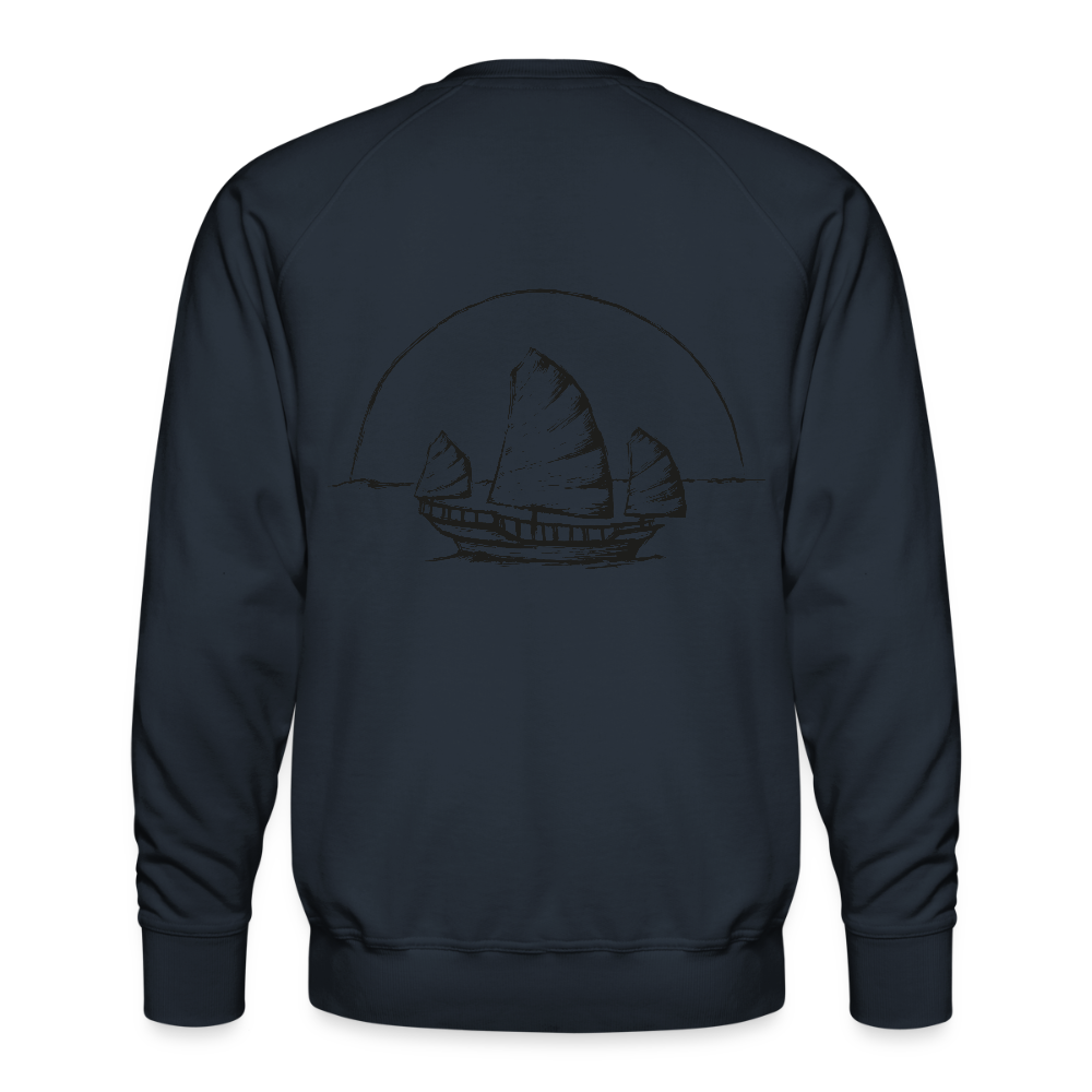 Asia Boot Männer Premium Pullover - Navy