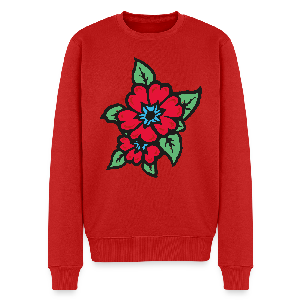 Blume 2 Männer Premium Pullover - Rot