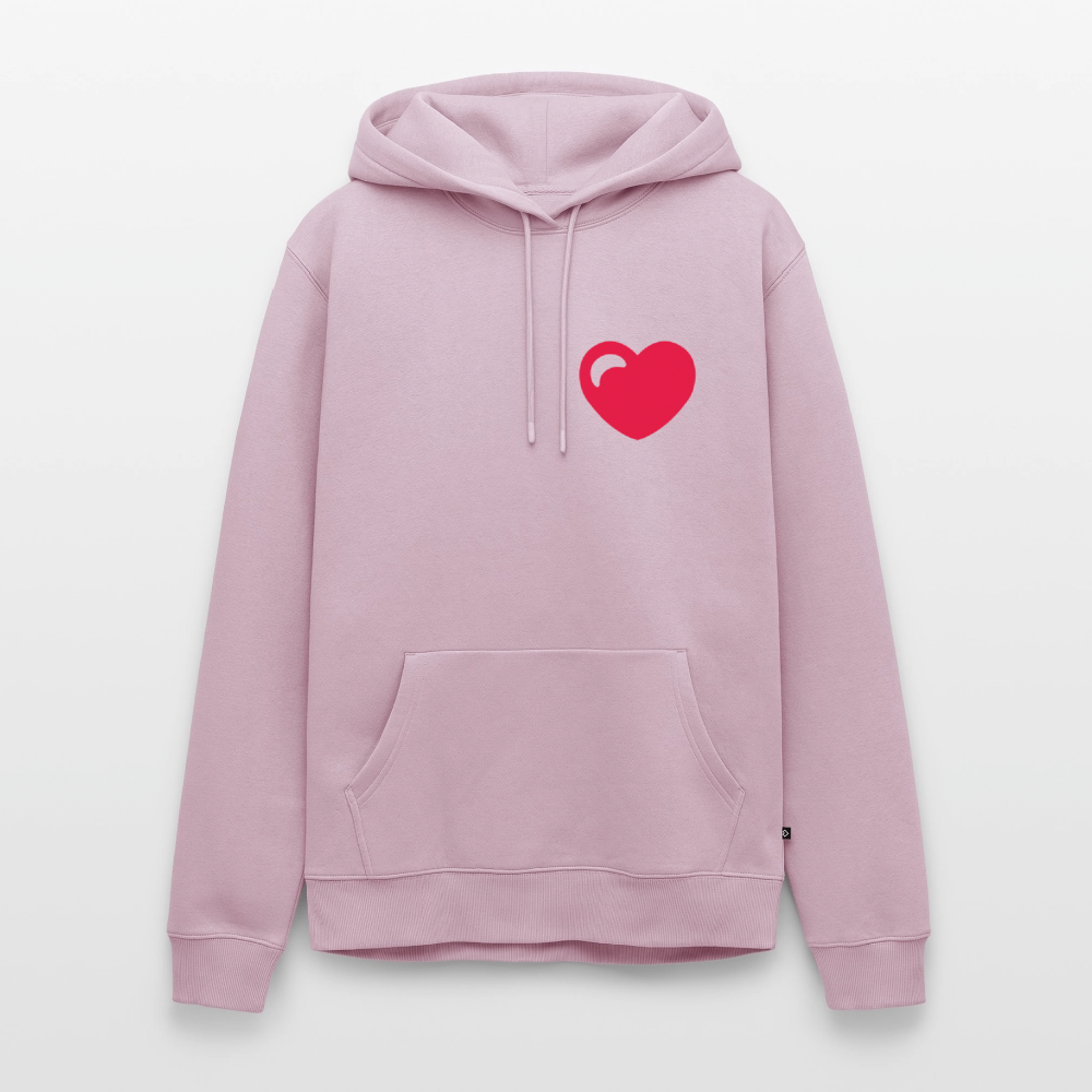 Herz Männer Premium Hoodie - Altrosa