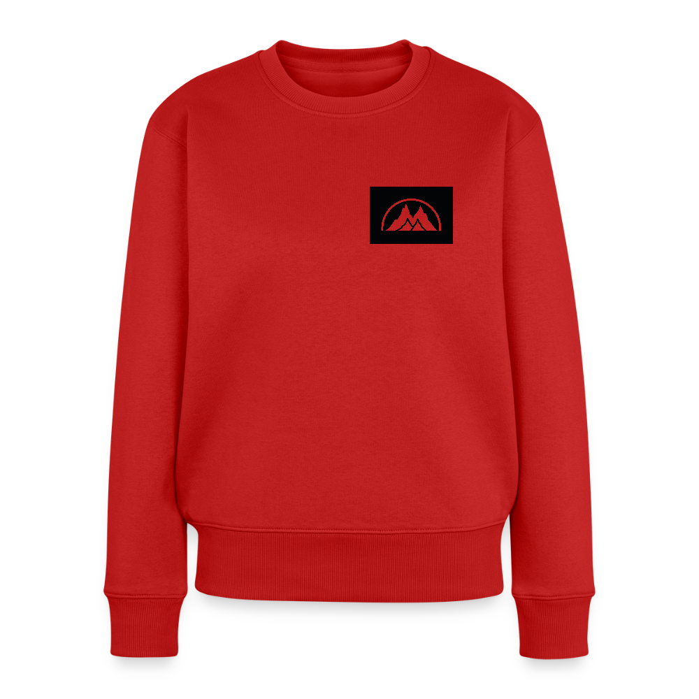 Box Logo Frauen Premium Pullover - Rot